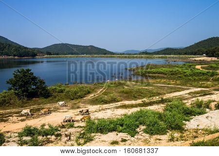 Reserved Water At Hui Lan Irrigation Dam