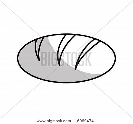 delicious bread isolated icon vector illustration design
