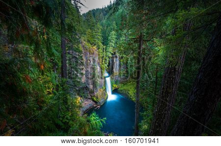 Toketee Falls Douglas County Oregon