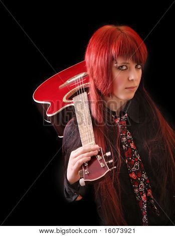Pige med guitar