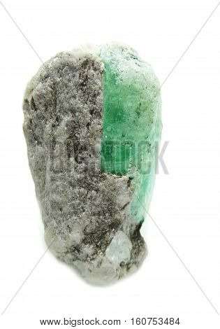 aquamarine gem semigem geode crystals geological mineral isolated