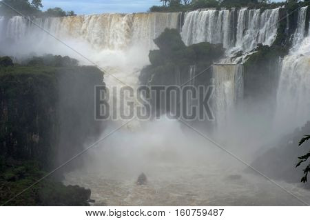 Iguazu waterfalls on the Argentina side, Unesco world heritage