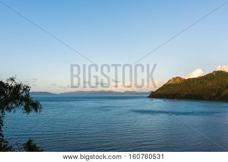 South Molle Island, part of the Whitsunday Islands, is a resort island in the Whitsunday section of the Great Barrier Reef Marine Park in Australia
