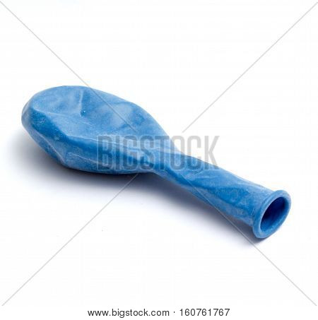 picture of a balloon on white backgroundblue