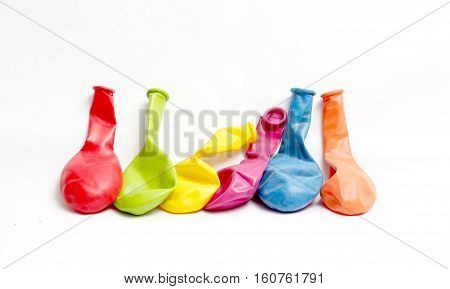 picture of a balloons on white background.holiday deocoration