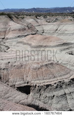 Valle de la Luna natural park on argentina andes, UNESCO world heritage