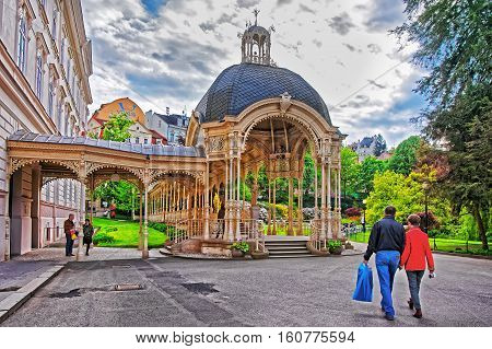 Park Colonnade In Karlovy Vary Czech Republic