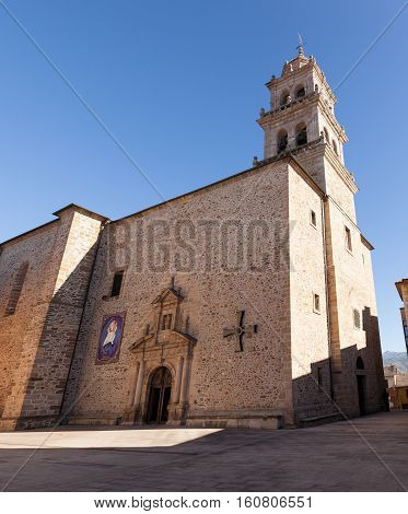 View of the Basilica de La Encina in Ponferrada