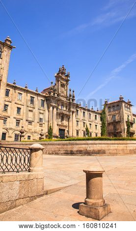 View of the Monastery of San Martin Pinario Santiago the Compostela