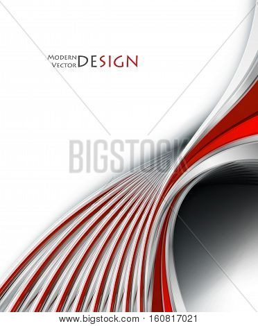 Bright vector background. Wavy lines, elements for design. Vector elements for presentations, brochures, annual reports. Eps10