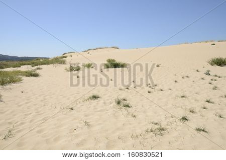 The Dunes of Corrubedo Natural Park in Galicia Spain