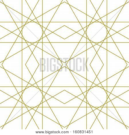 Seamless line pattern. Repeating geometric tiles from line elements. Geometric simple minimalistic pattern. Vintage texture. Can be used as wallpaper background or texture in retro style.