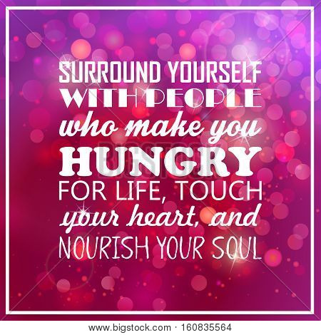 decortive design element, motivation quote illustration frame