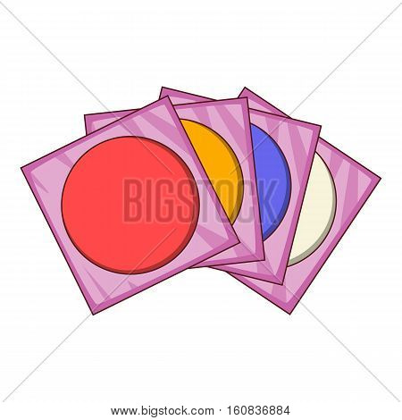 CD icon. Cartoon illustration of CD vector icon for web