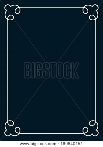 Frame Border Line Vector & Photo (Free Trial) | Bigstock