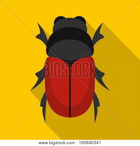 Maybug icon. Flat illustration of maybug vector icon for web