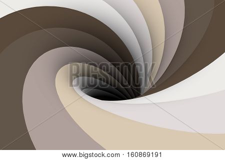 colorful vortex black hole background 3d illustration