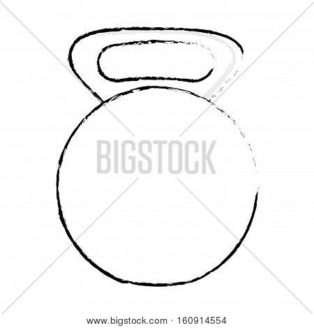 weight dumbbells gym equipment over white background. fitness lifystyle design. vector illustration