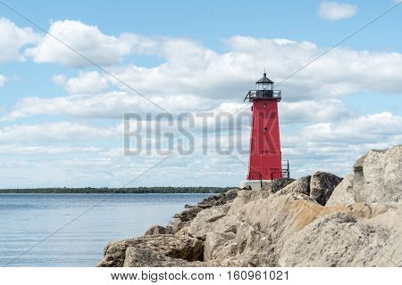 Manistique East Breakwater Lighthouse