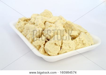 Plates in the village overalls cheese pictures stock photography