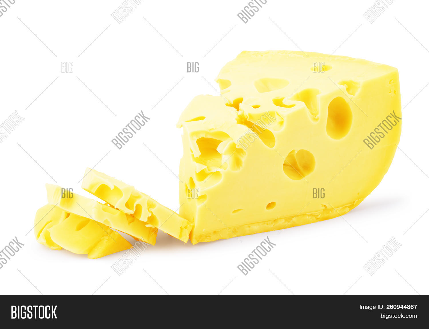 Piece Cheese Holes On Image & Photo (Free Trial) Bigstock