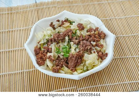 Ground Turkey And Cabbage Stir-fry