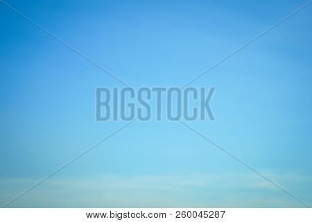 Air Clouds In The Blue Sky.