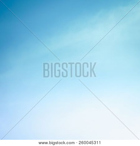 Air Clouds In The Blue Sky.