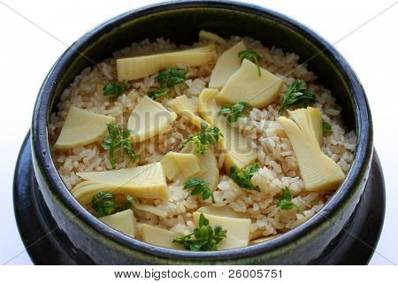 Takenoko Gohan, riso con Bamboo Shoot