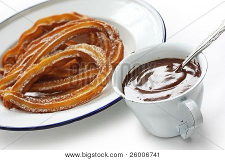Churros and Hot Chocolate