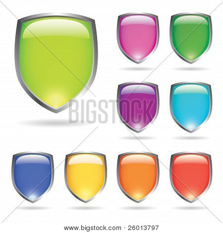 Glossy shields