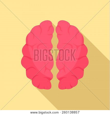 Artificial Brain Icon. Flat Illustration Of Artificial Brain Icon For Web Design