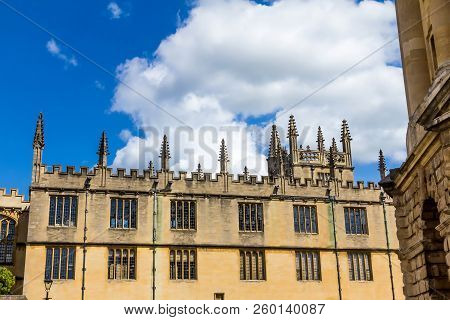 Oxford, Uk - June 08, 2015: Bodleian Libraries Is The Largest University Library System In The Uk An