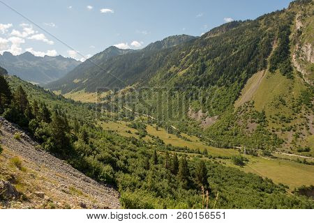 Mountains In The Bonaigua In The Valley Of Aran, Pyrenees