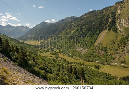 Mountains In The Bonaigua In The Valley Of Aran, Pyrenees