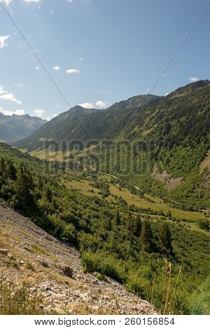 Mountains In The Bonaigua In The Valley Of Aran, Pyrenees