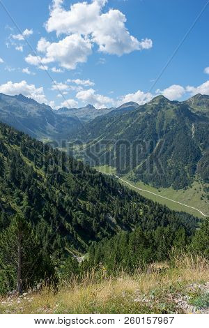 Mountains In The Bonaigua In The Valley Of Aran, Pyrenees