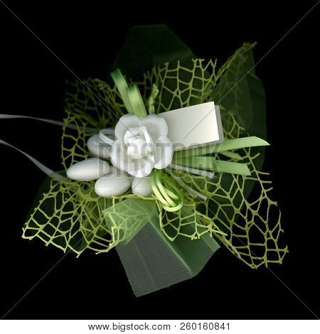 Party Favour Bonbonniere For Wedding Celebration Guests, Selective Focus On Flower