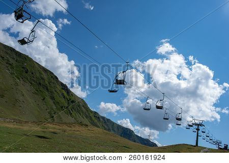 Mountains In The Bonaigua In The Valley Of Aran, Pyrenees
