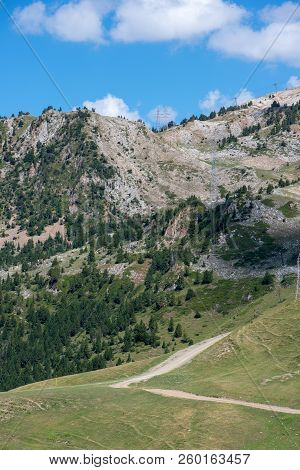 Mountains In The Bonaigua In The Valley Of Aran, Pyrenees