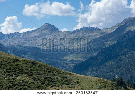 Mountains In The Bonaigua In The Valley Of Aran, Pyrenees