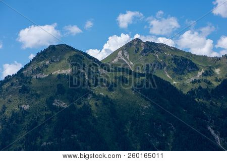 Mountains In The Bonaigua In The Valley Of Aran, Pyrenees