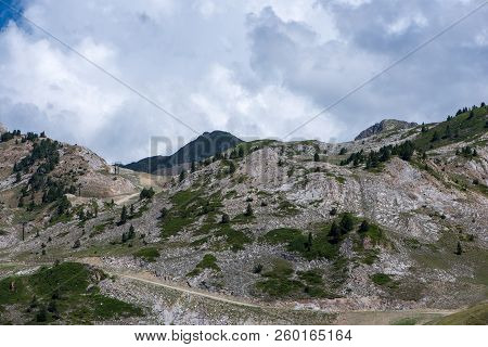 Mountains In The Bonaigua In The Valley Of Aran, Pyrenees