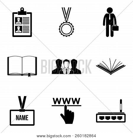 Imitator Icons Set. Simple Set Of 9 Imitator Icons For Web Isolated On White Background