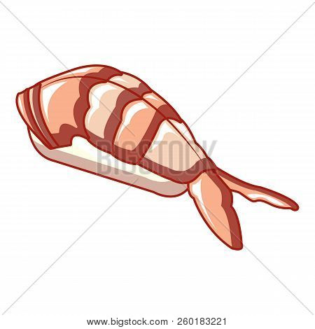 Shrimp Pigtail Icon. Cartoon Of Shrimp Pigtail Icon For Web Design Isolated On White Background