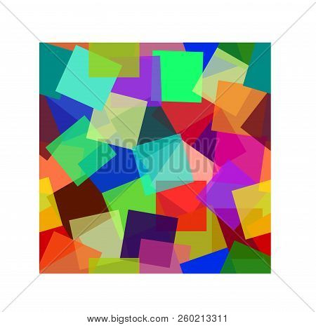 Abstract Colorful Modern Background In Geometric Style .