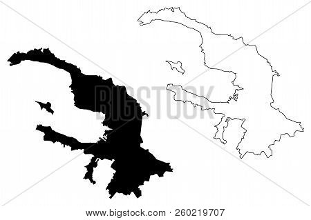 Saint Petersburg (russia, Subjects Of The Russian Federation, Federal Cities Of Russia) Map Vector I
