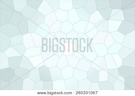 Abstract Illustration Of Gainsboro Colorful Big Hexagon Background, Digitally Generated