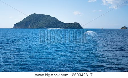 Marathonisi Island In Ionian Sea Near Island Zakynthos