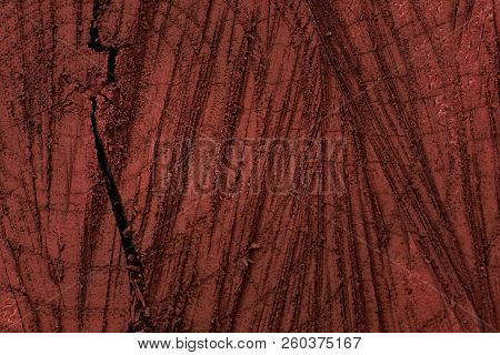 Fantastic Red Wood Texture With Exciting Patterns Resembling A Cobweb